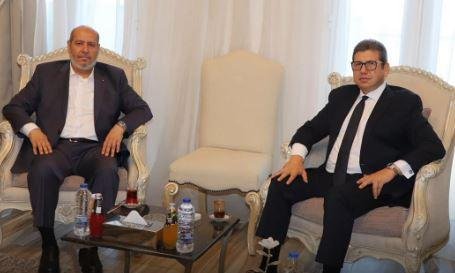 رئيس المخابرات يستقبل وفدا من حركة حماس برئاسة خليل الحية