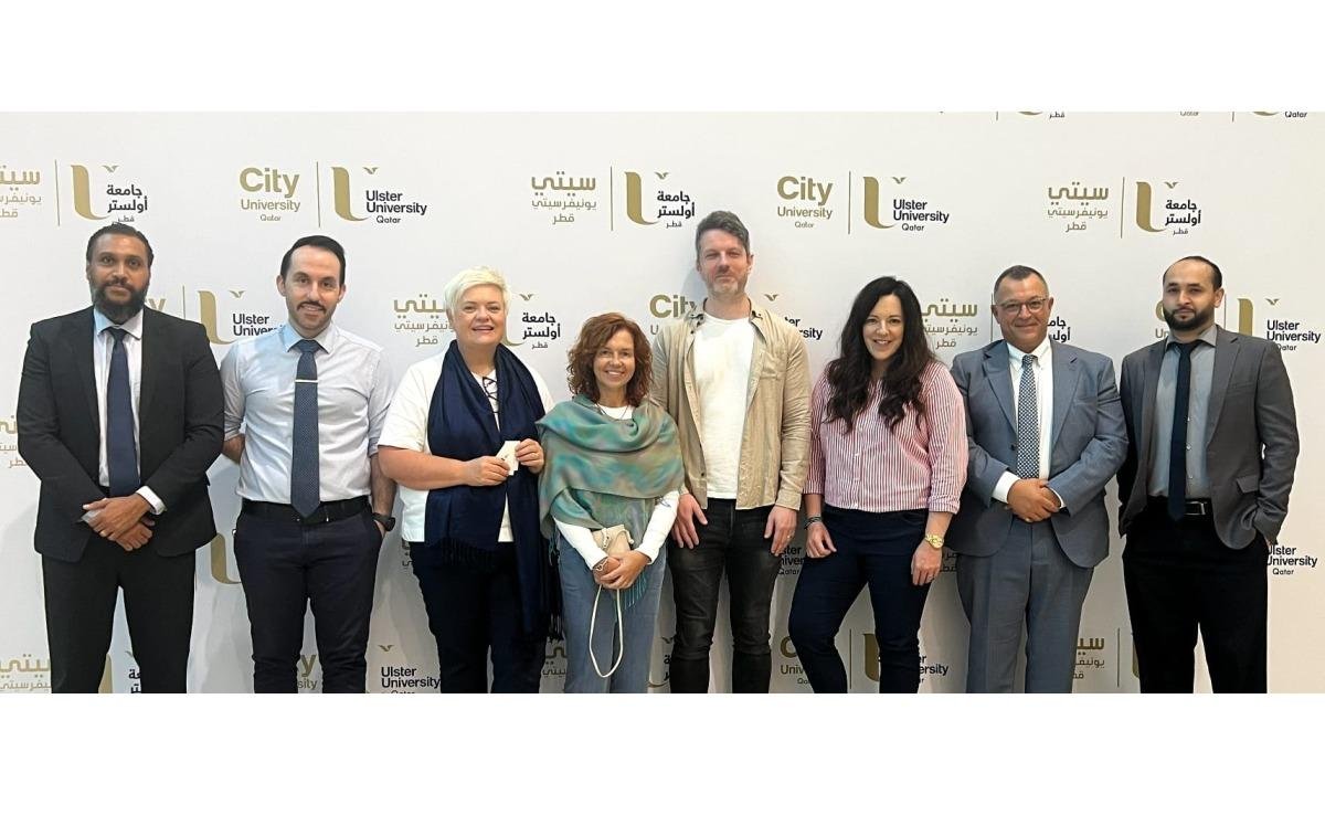 جامعة سيتي يونيفرسيتي قطر تستضيف وفداً أكاديمياً من جامعة أولستر البريطانية