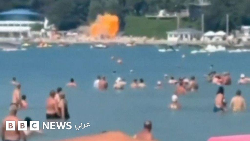 مقتل 7 وإصابة 40 في هجوم بمسيّرة على شاطئ جنوبي روسيا