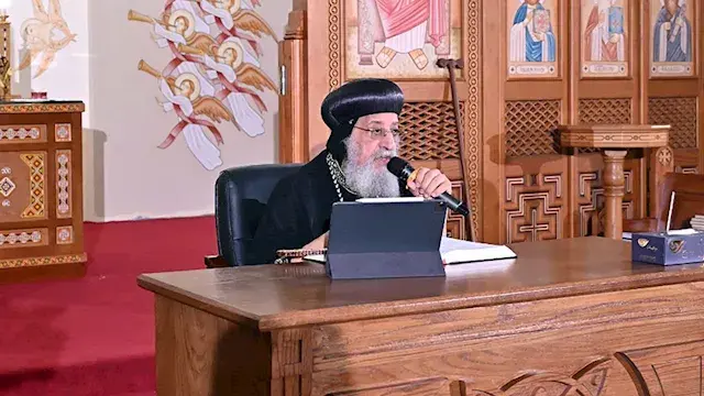 البابا تواضروس: توليت مسؤولية ثقيلة بعد "معلم الأجيال" البابا شنودة الثالث