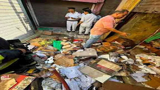السيطرة على حريق داخل محل أحذية بالدرب الأحمر في القاهرة