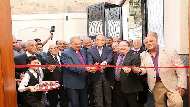 وسط أجواء من المحبة.. افتتاح الكنيسة الإنجيلية الجديدة بأرض سلطان بالمنيا (صور)
