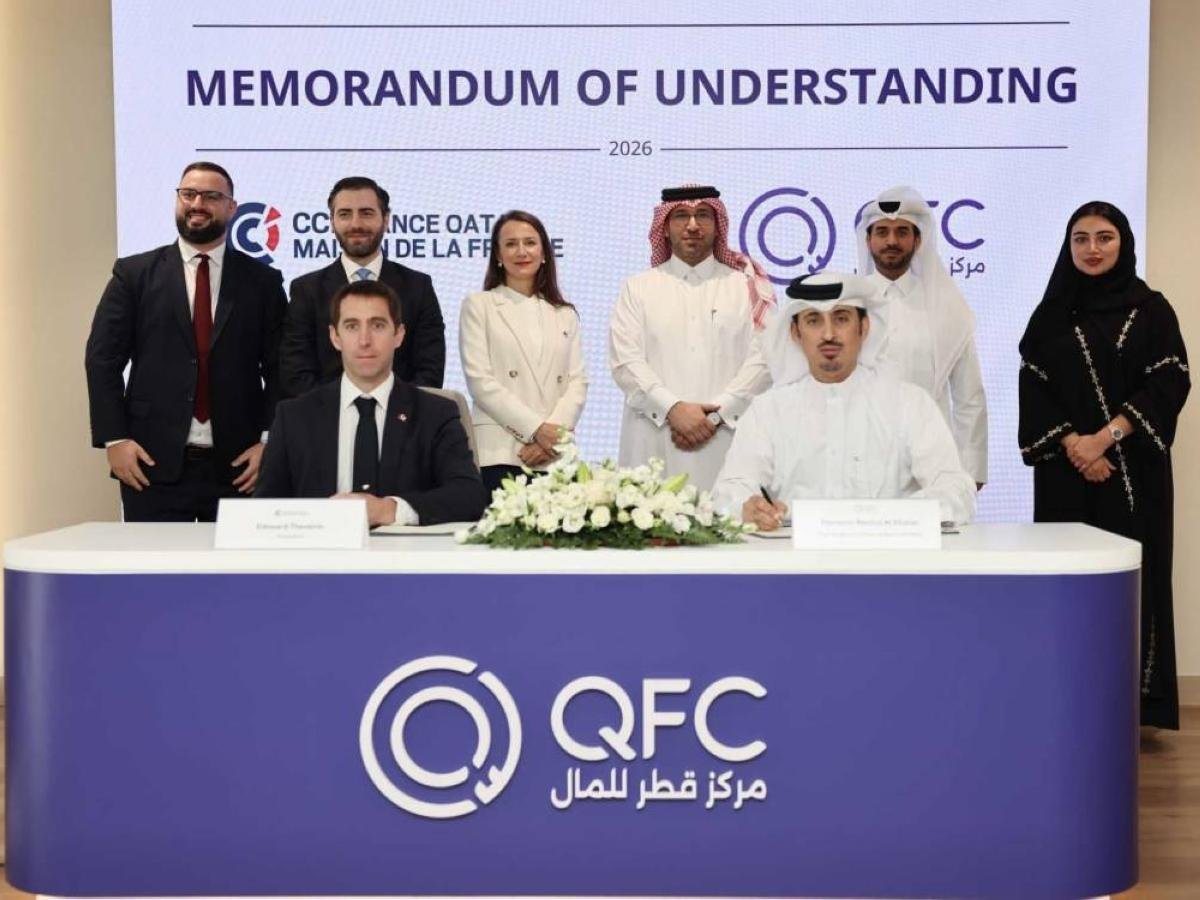 Qatar Financial Centre, CCI France sign MoU to strengthen business ties