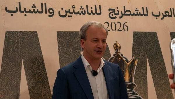 أركادي دفوركوفيتش: نأمل أن تستضيف مصر المزيد من بطولات الشطرنج