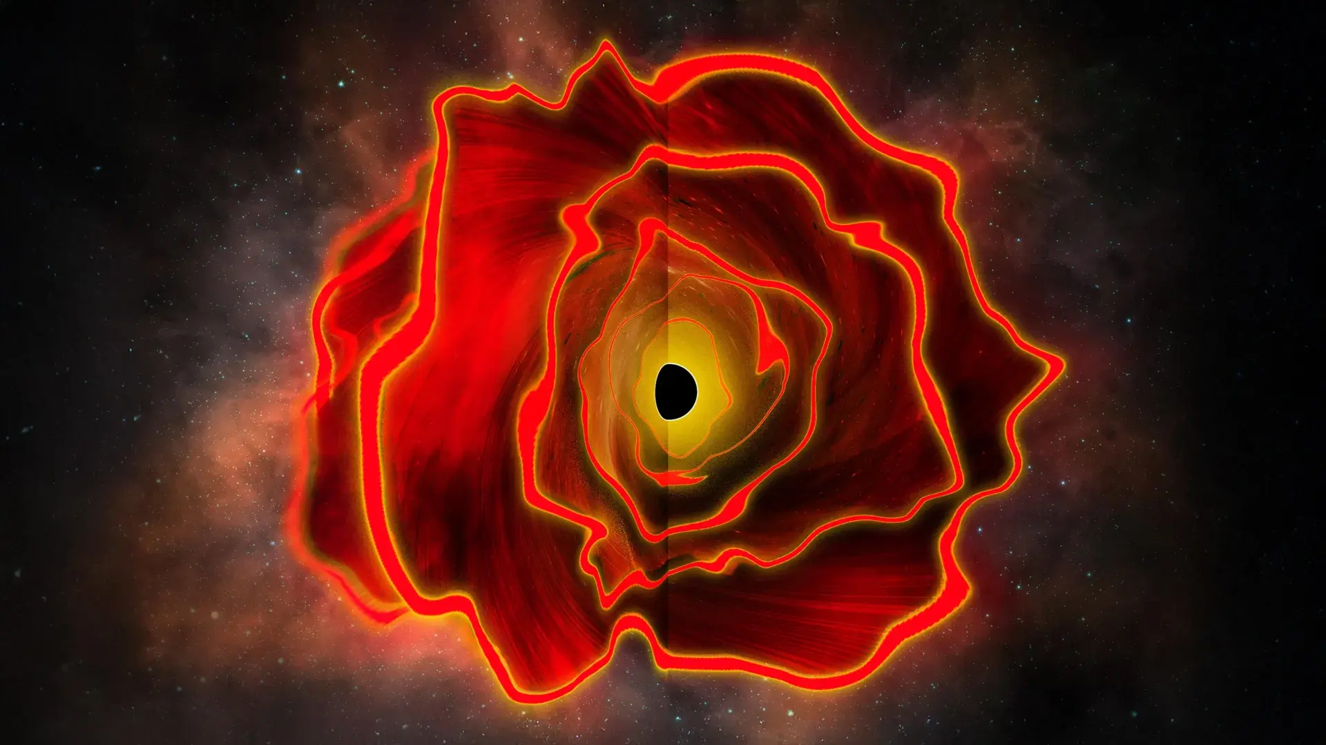 JWST spots a bizarre “black hole star” 100 billion times brighter than a star