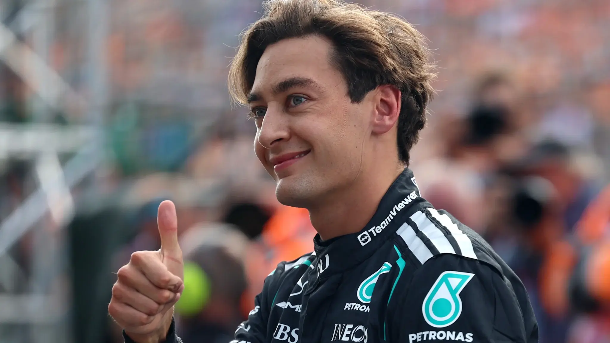 Russell charges to Dutch GP Sprint pole ahead of Norris