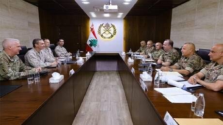 قائد الجيش اللبناني يبحث مع كليرفيلد التطورات في جنوب لبنان