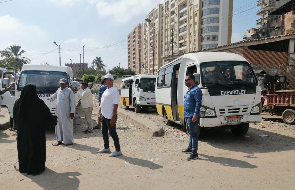 كفر الشيخ: تشغيل خط سرفيس جديد بدسوق يربط 8 مناطق ومحاور حيوية بمجمع المواقف