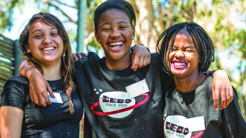 Teen girls prepare for space launch