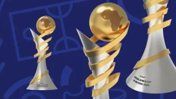 كاف يعلن التصميم الجديد لكأس بطولة إفريقيا لكرة الصالات 2026