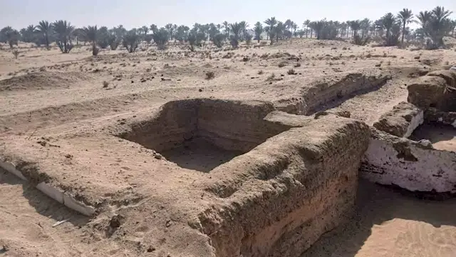 اكتشاف بقايا مبنى أثري بمدينة "عسيلة" المندثرة بشمال سيناء