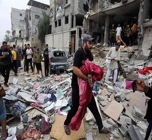 شهيد ومصابون في غارة للاحتلال على حي الشيخ رضوان شمال غزة