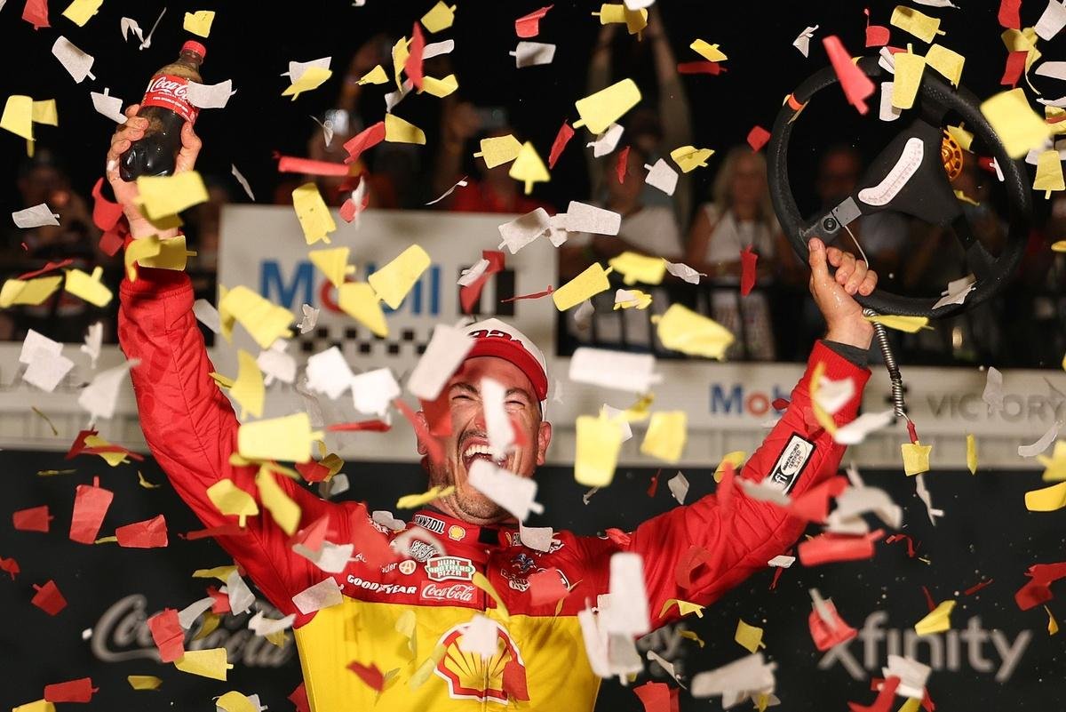 Joey Logano is winning "4 the haters" amid 'Mickey Mouse champion' criticism