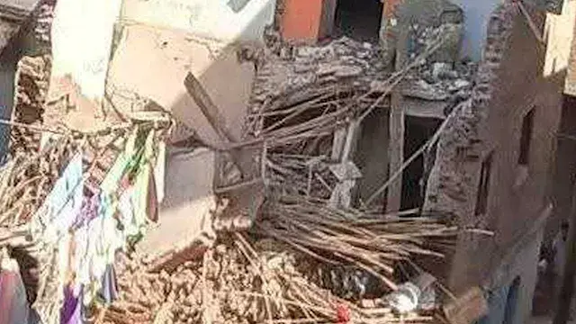 انهيار منزل من 3 طوابق في أبنوب بأسيوط.. والأجهزة الأمنية تنتقل للموقع