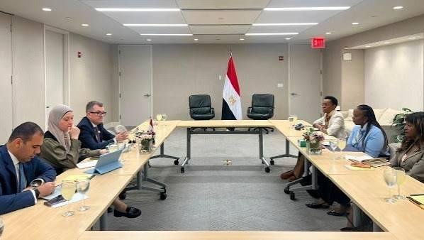 وزير التخطيط يبحث مع المديرة التنفيذية للميثاق العالمي للأمم المتحدة سبل دعم القطاع الخاص