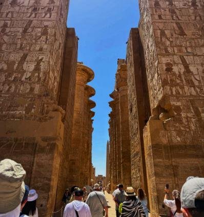 معابد الكرنك تستقبل أكثر من 16 ألف زائر خلال أسبوع