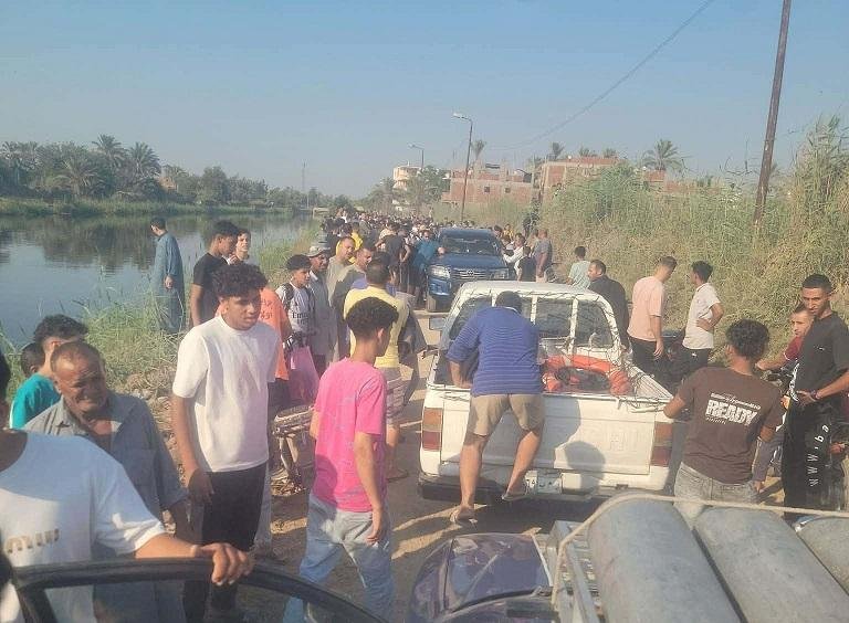 مصرع زوجين غرقا في مياه مصرف بالشرقية