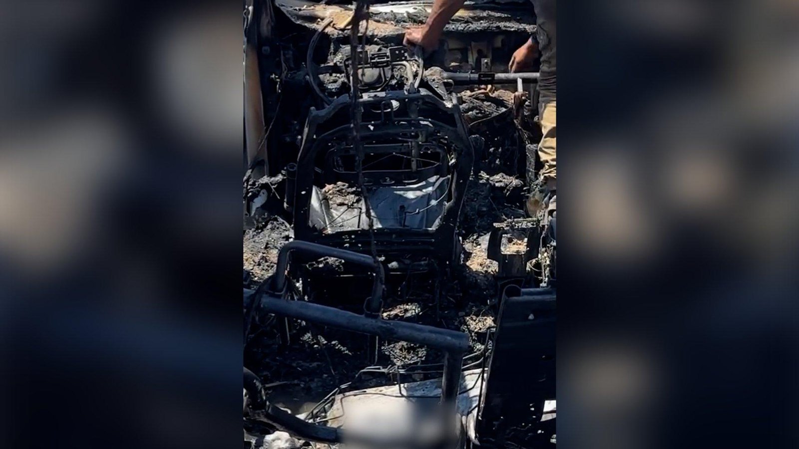Israeli strike leaves two Palestinians burnt beyond recognition