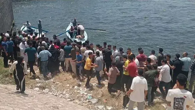 انتشال جثة طفل غرق في نهر النيل بالمنيا
