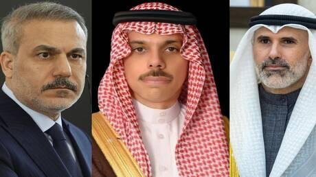 وزراء خارجية السعودية والكويت وتركيا يبحثون وقف التصعيد في المنطقة
