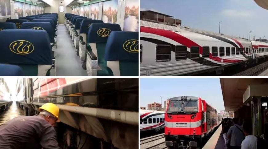 بالفيديو.. هيئة السكك الحديدية ترصد جهود تجهيز القطارات قبل وبعد الرحلات