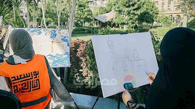 "بورسعيد بريشة فنان".. 50 موهبة تستعيد ذاكرة المدينة وتحافظ على تراثها (صور)