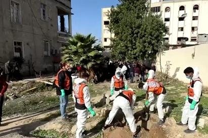 انتشال 112 جثمانا من أنقاض مربع سكني في غزة