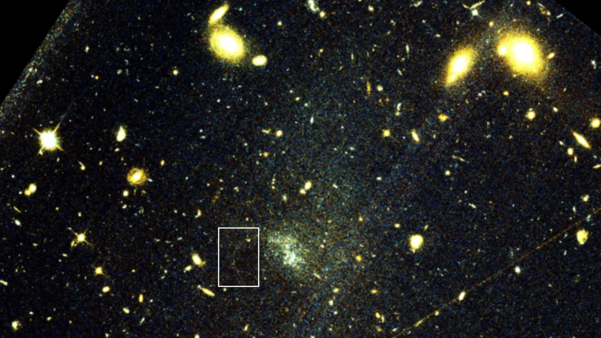A ghostly ribbon of stars reveals hidden dark matter