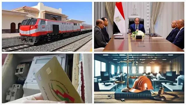 حدث في 8 ساعات| مواعيد تشغيل القطار السريع والمونوريل.. وخصومات السكة الحديد وتحذيرات الأرصاد