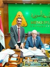 رئيس جامعة المنوفية يعتمد نتيجة بكالوريوس كلية العلوم بنسبة نجاح 91%