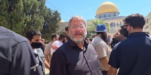 بن غفير خلال اقتحام المسجد الأقصى: إسرائيل صاحبة السيادة على هذا المكان