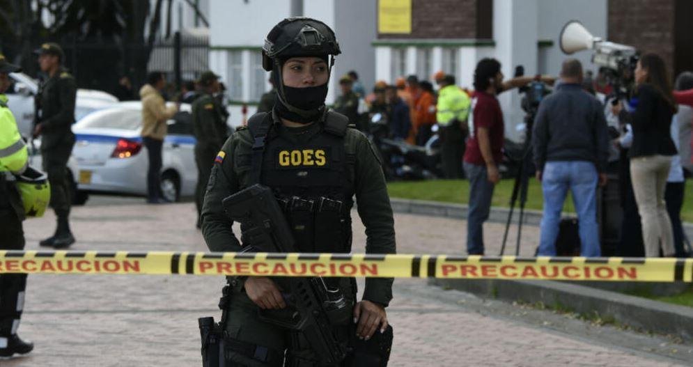 11 مصابا في تفجير استهدف قاعدة للشرطة شمال كولومبيا