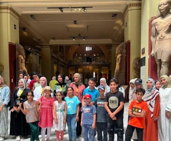 صيفنا بهجة.. المجلس الأعلى للشئون الإسلامية ينظم رابع الرحلات الثقافية للأطفال إلى المتحف المصري