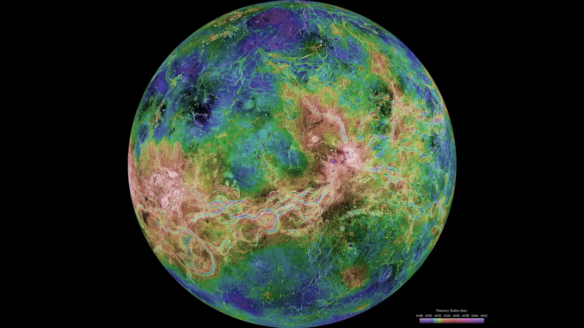 Venus may be tearing itself apart from within