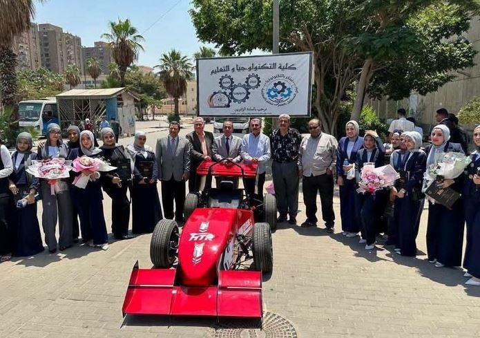بأيدي طلاب جامعة العاصمة.. سيارة سباق كهربائية تستعد للمنافسة على الحلبات