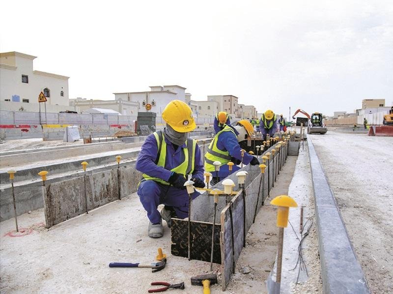إنجاز 84 % من أعمال مشروع تطوير منطقة الوعب
