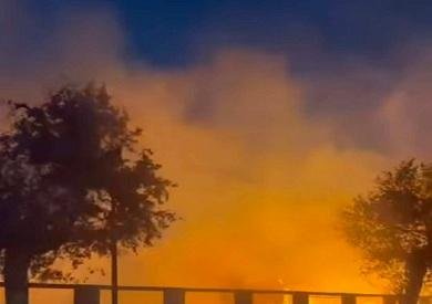 السيطرة على حريق اندلع بأشجار كورنيش حلوان