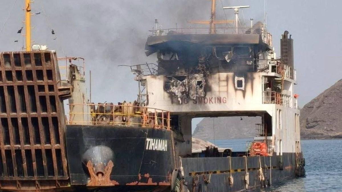 Iran war live: US fires missiles at cargo ship violating Iran blockade