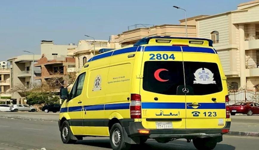 إصابة شخصين إثر انقلاب تروسيكل في الفيوم