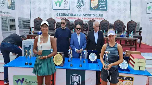 120 لاعبًا من 20 دولة.. ختام البطولة الدولية للتنس J100 بالمنصورة - صور