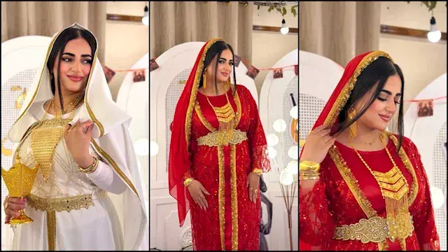 بعد احترافه في الدوري البلغاري..10 صور من "حنة" زوجة حسام عبدالمجيد