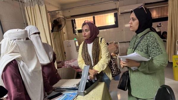 مرور مفاجئ لإدارة مستشفيات بني سويف على مستشفى الحميات