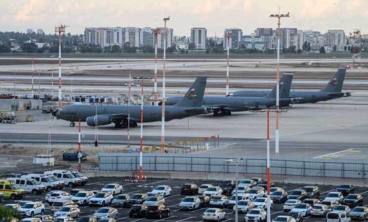 القناة 12 العبرية: الجيش الأمريكي يبدأ بسحب بعض طائرات التزود بالوقود من مطار بن جوريون