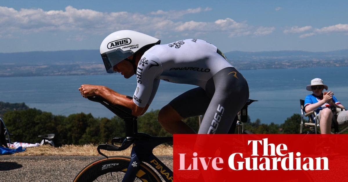 Tour de France 2026: punishing stage 16 time trial on the shores of Lake Geneva – live