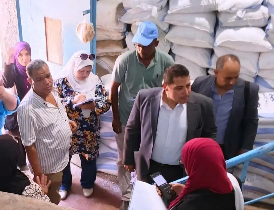 حملة تفتيش مفاجئة على كبار تجار اللحوم المجمدة ومصانع الثلج في أسوان