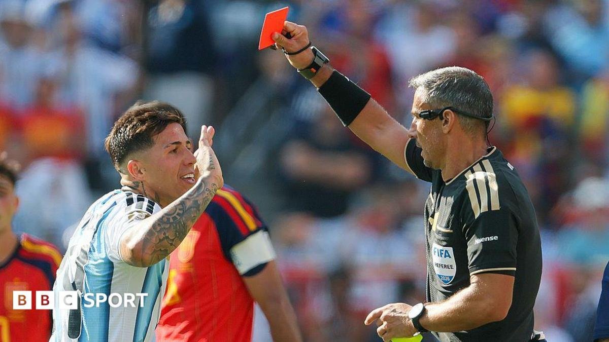Argentina's Fernandez defends team after ugly scenes in World Cup final loss to Spain