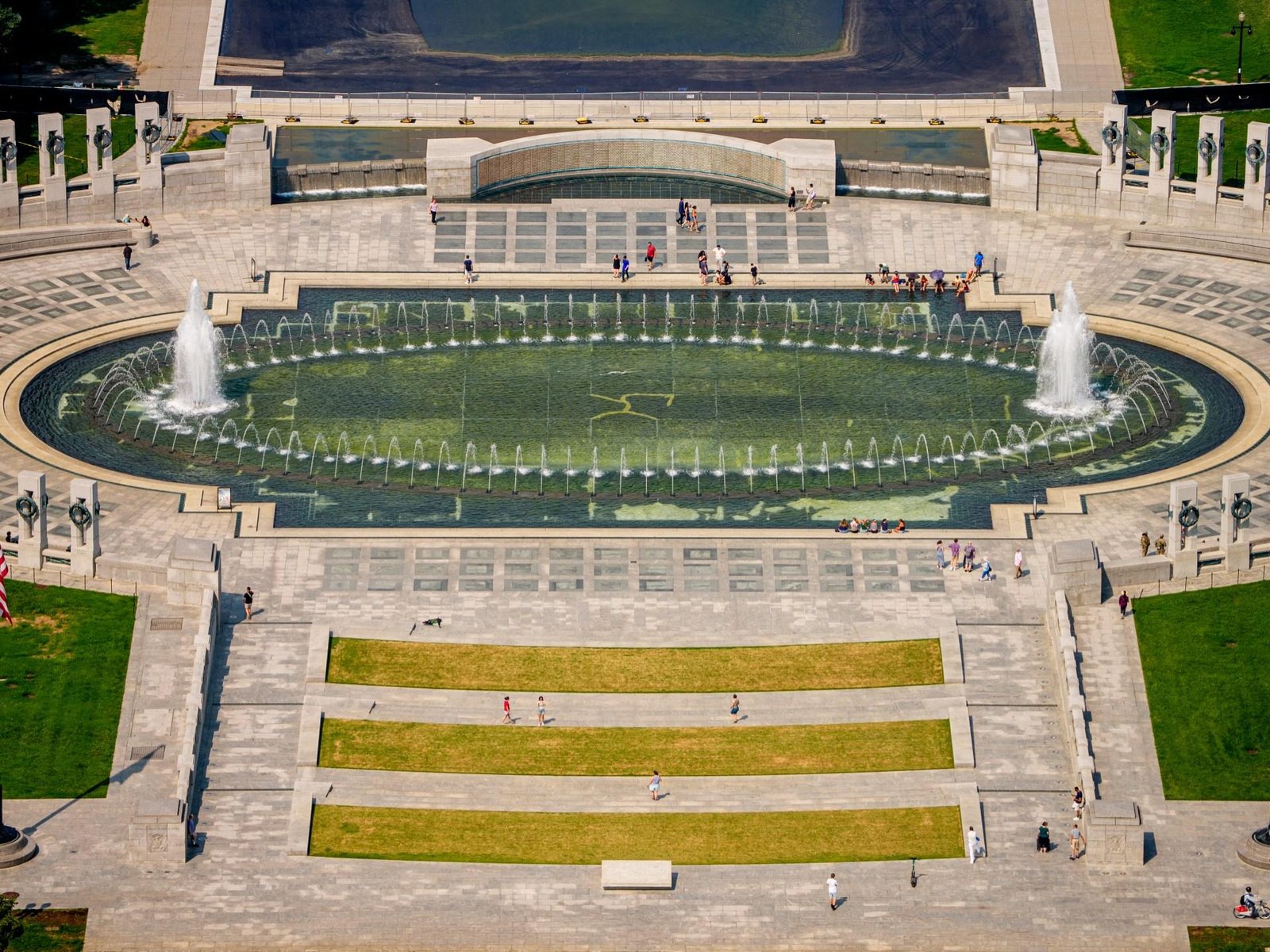 Woman charged over vandalism of World War II Memorial in Washington, DC