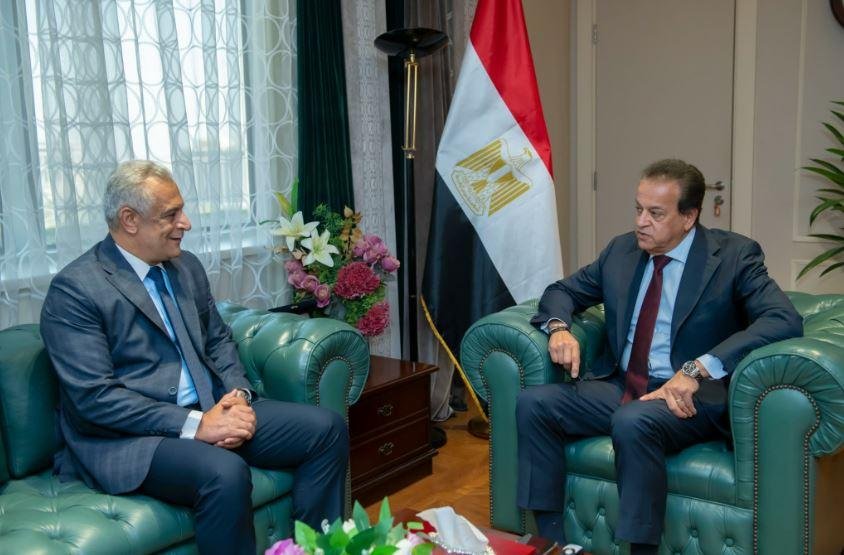 الإنتاج الحربي والصحة تبحثان مستجدات المشروعات القومية المشتركة