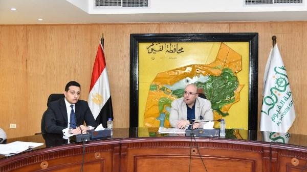 محافظ الفيوم يتابع الموقف التنفيذي لمشروع إعادة تأهيل محطة الصرف الصناعي بكوم أوشيم