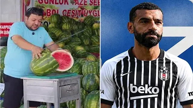 بالفيديو.. بائع تركي يتعهد بـ500 كيلو بطيخ حال انتقال صلاح لبشكتاش
